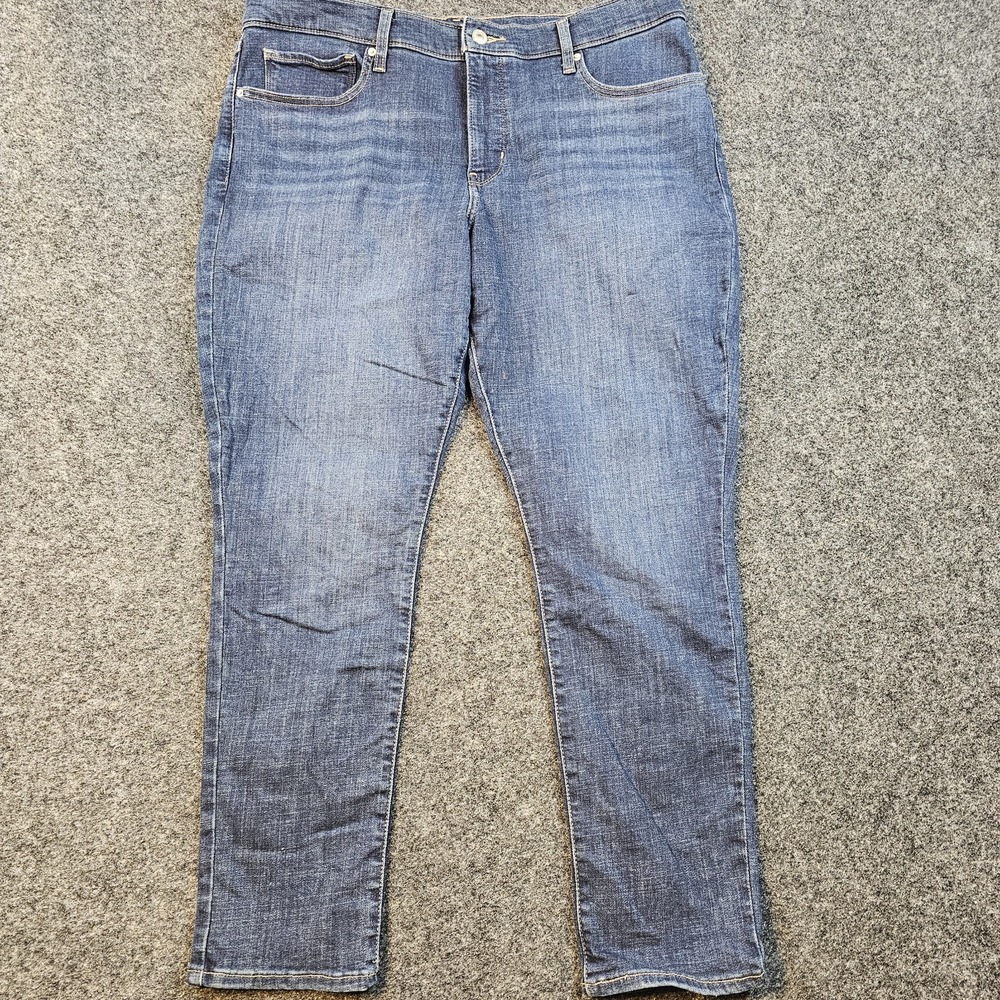 Levi's 311 Shaping Skinny‎ Jeans Women's 33x28 Blue Stretch Denim Mid Rise